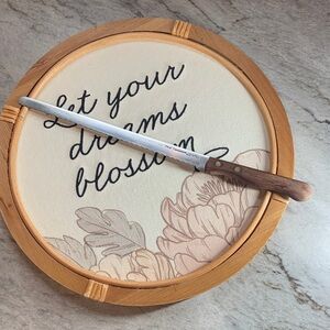 Vtg Ecko Vanadium Wooden Handle Carving Knife